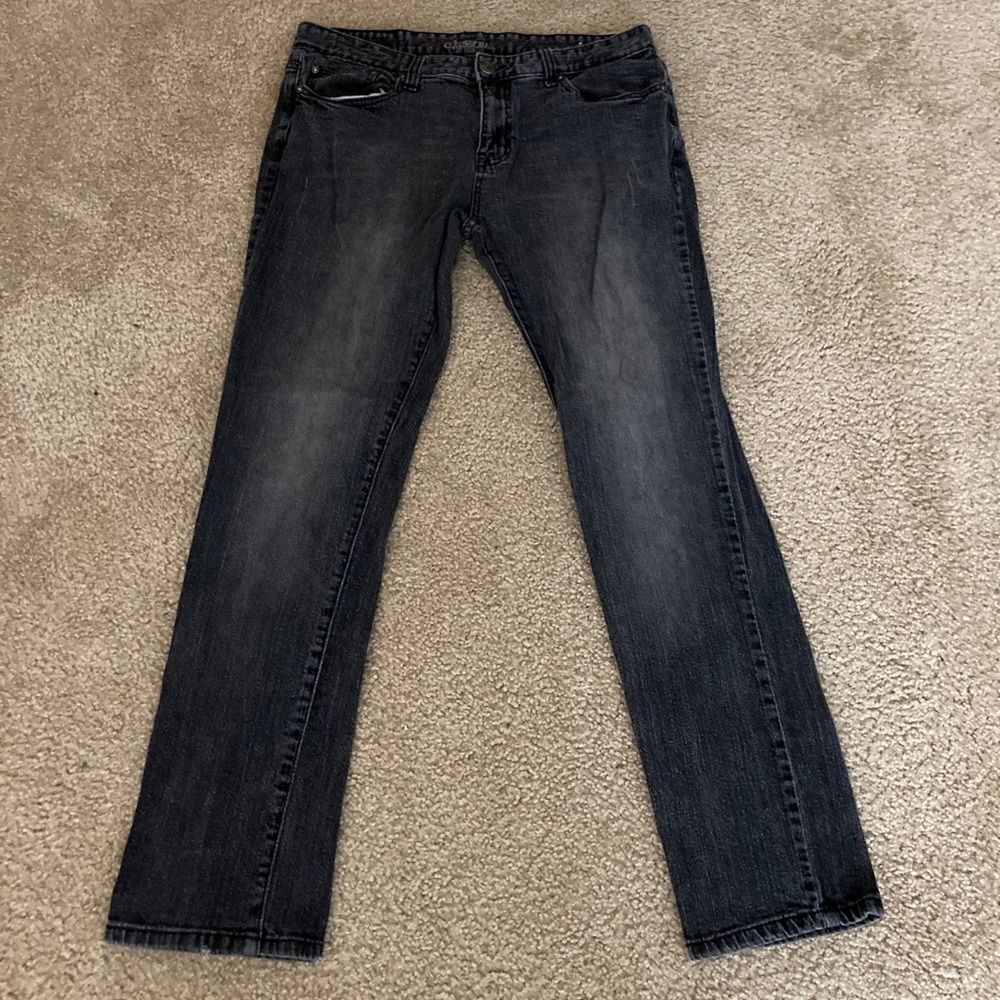 Mens Carbon Skinny Jeans Size 34W x 32L